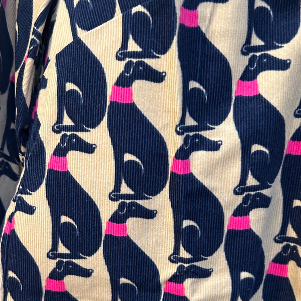 Boden Women's Sienna Corduroy Dog Button Up Shirt NWT 2 - Picture 3 of 5